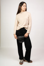 Cargar imagen en el visor de la galería, Pantalon Recto Algodon - Negro