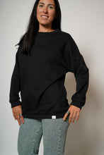 Cargar imagen en el visor de la galería, Poleron Oversize - Negro
