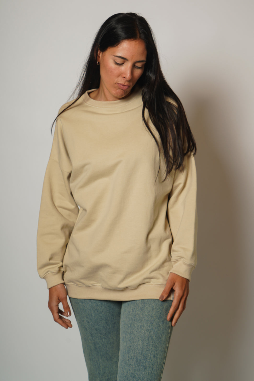 Poleron Oversize - Beige