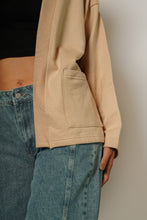 Cargar imagen en el visor de la galería, Poleron Abierto - Beige
