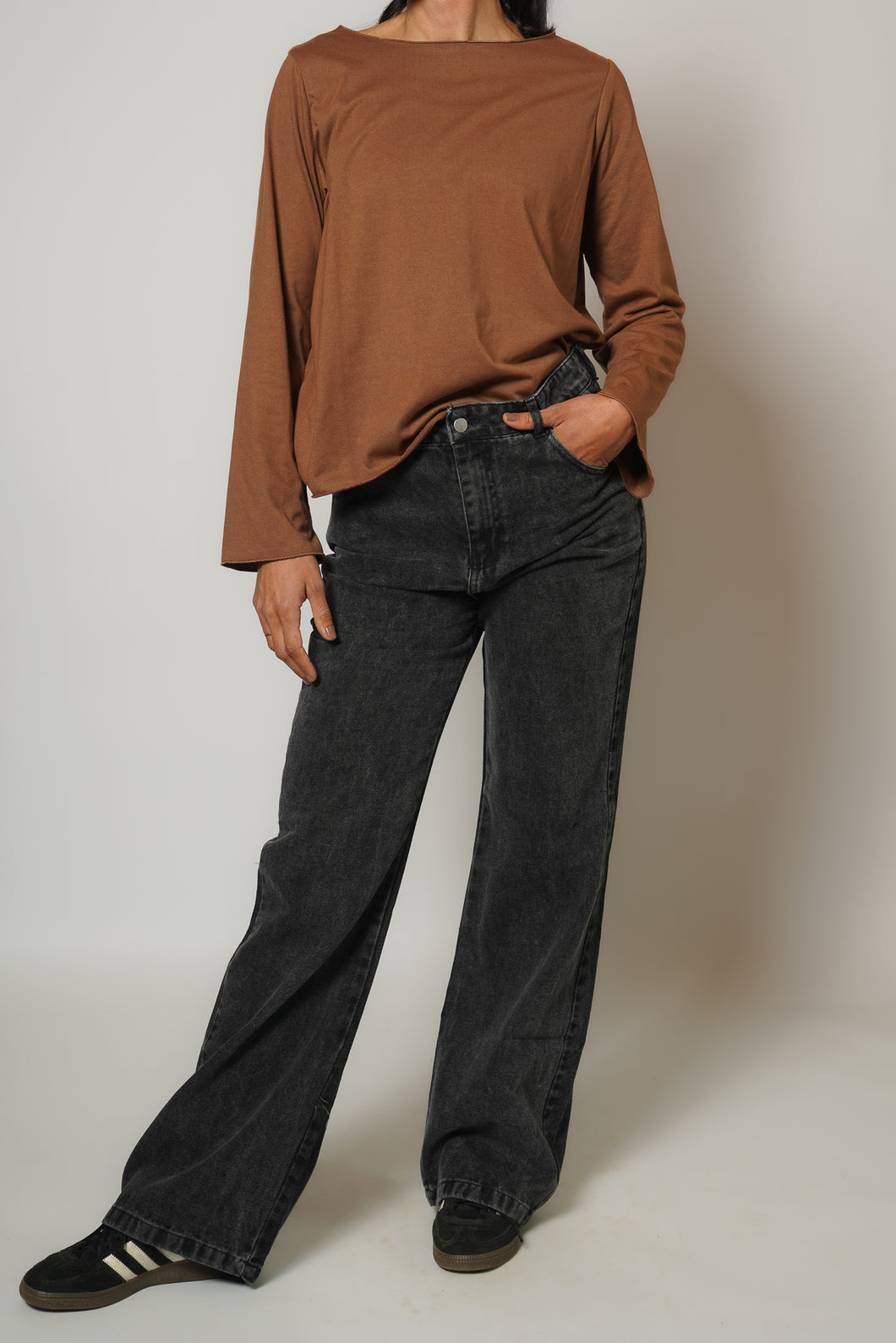 Jeans Stripes Negro